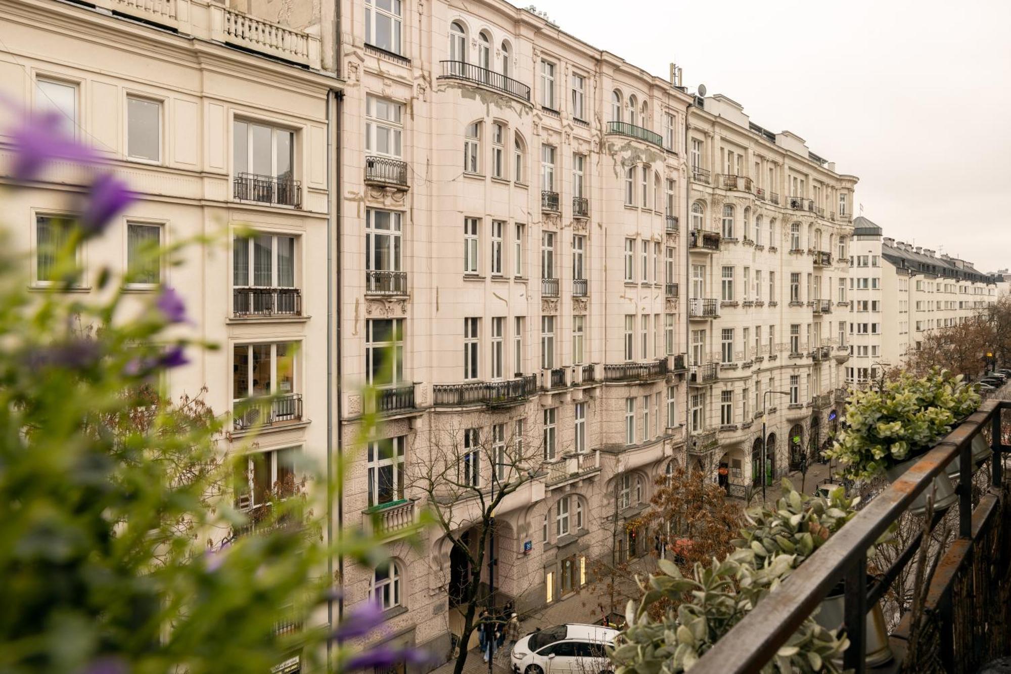 Relax Apartment Hoza / Poznanska Warschau Buitenkant foto